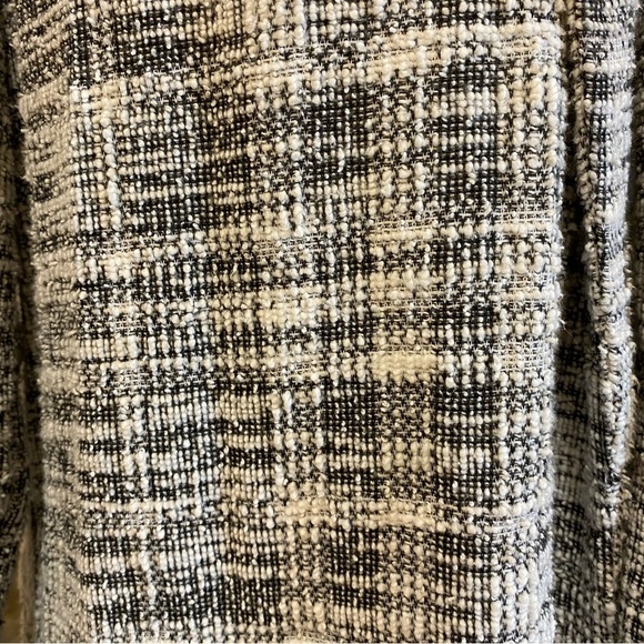 Melloday Textured Tweed Style Open Front Jacket - Picture 9 of 16